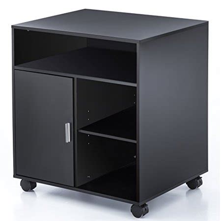 Monitor riser allows you to choose ergonomic view to relieve neck, back and eye pain; FITUEYES File Cabinet Mobile Printer Stand with storage on ...