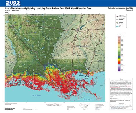 Louisiana Coastal Erosion Map