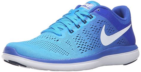 Buy Nike Womens Flex 2016 Rn Running Shoes Blue Glowwhiteracer Blue