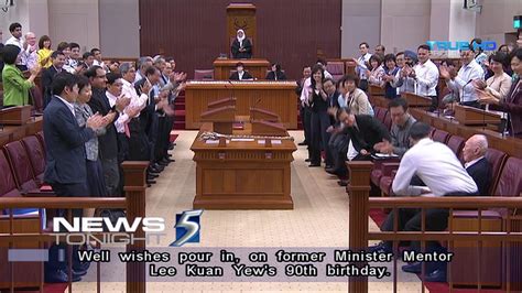 Kuan yew lee is the senior minister of the government of singapore, and former prime minister. Lee Kuan Yew receives standing ovation in Parliament ...