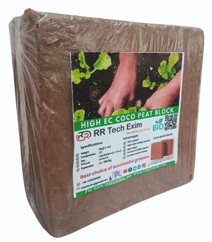 Brown Square High Ec Cocopeat Block 5kg At Rs 15kg In Marungur Id 2852865820573