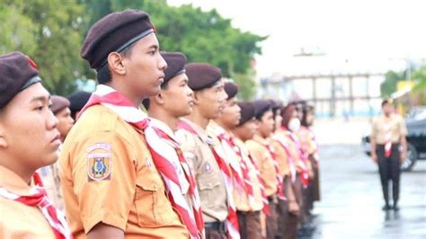 Puluhan Kontingen Pramuka Di Kotabaru Ikuti Kemah Bela Negara Tingkat