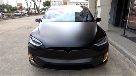 The Stealthiest Tesla Model X Satin Black Evs Vlog Youtube