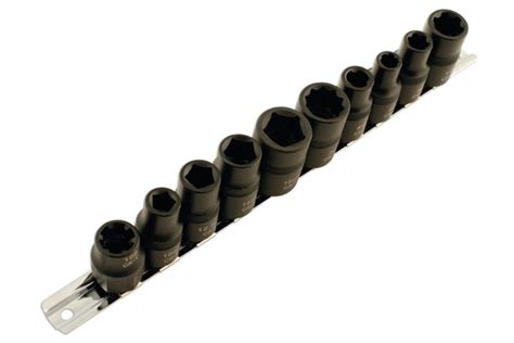 Laser Tools 5498 Specialist Automotive Impact Socket Set 12d 10pc