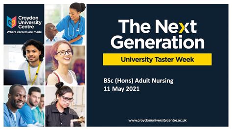 Croydon University Centre Taster Week Adult Nursing Youtube