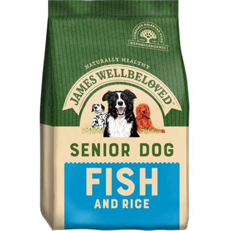 James Wellbeloved Dog Senior Fish And Rice 2kg Senior Dog Food Farm