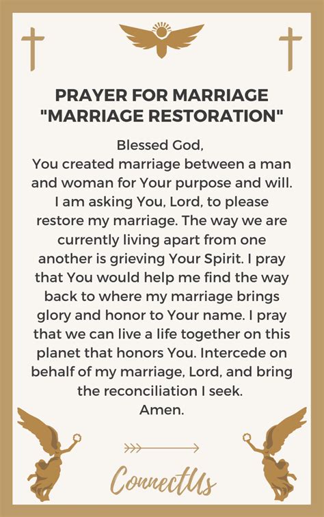 11 Strongest Prayers For Marriage Restoration After Separation Connectus