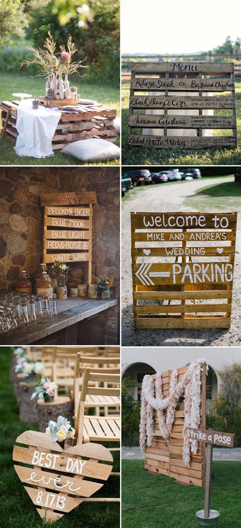50+ Genius Ideas to Incorporate Wood Into Your Wedding Party