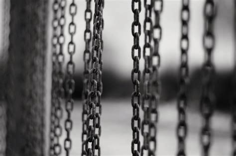 macro, Monochrome, Chains Wallpapers HD / Desktop and ...
