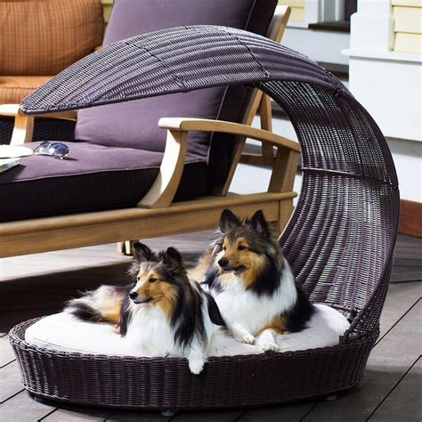 Clara Outdoor Hooded Dog Bed In 2021 Hooded Dog Bed Stylish Dog Beds