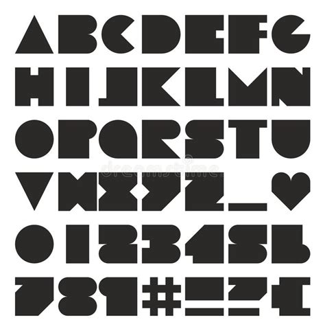 Block Letter Font Numbers