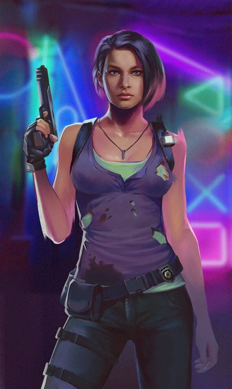 Jill Valentine Resident Evil 3 Fanart Pavel Starikov Artofit