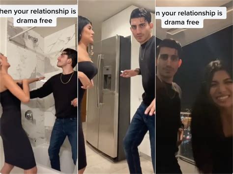Tiktok Video Of Couple Celebrating Drama Free Relationship Emerges
