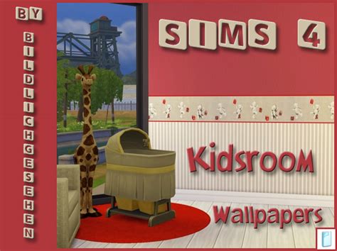 Akisima Sims Blog 6 Kids Walls • Sims 4 Downloads