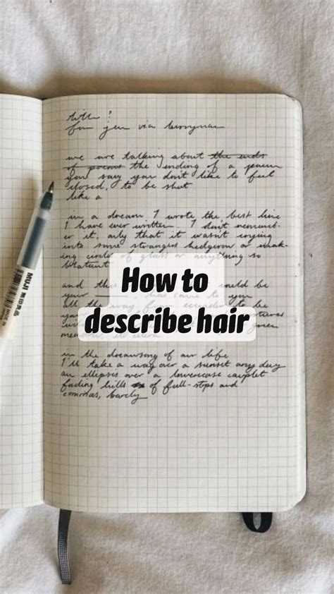 how to describe hair writing a book writing inspiration writing prompts