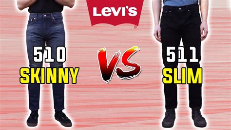 Levi S Skinny Vs Slim Fit Explained In 20 Seconds 🤯 510 Vs 511 Youtube