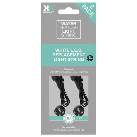 Kelkay Water Feature White Led Light String Twin Pack Bosworths