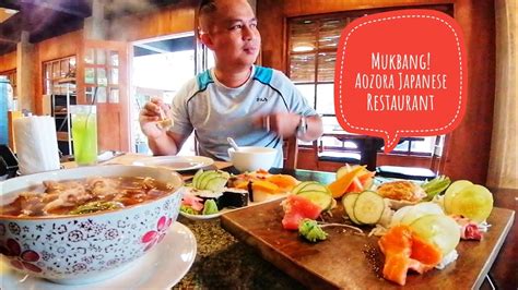 Mukbang Japanese Food Aozora Japanese Restaurant Tagaytay City