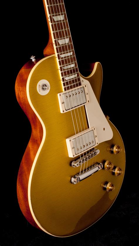 Gibson Les Paul Gold Top 1957 Heavy Aged Gitarren Total
