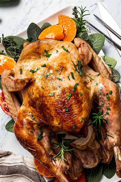 easy roast turkey recipe diethood makefood me