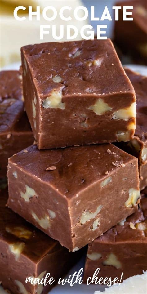 Easy Chocolate Fudge Recipe With Cheese Crazy For Crust