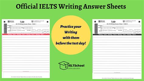 Practice Your Listeningreadingwriting With Official Ielts Answer Sheets