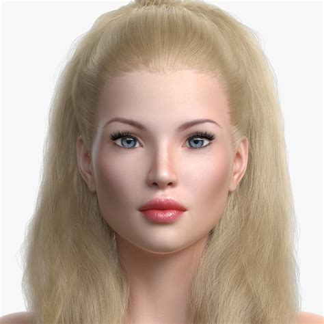 3d Model Blond Princess Angie Cgtrader