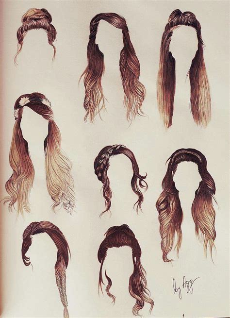 Penteados👀 Desenhos De Penteados Cabelo Desenho Hair Hair