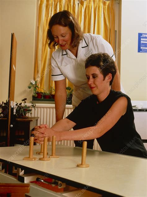 Stroke Patient Physiotherapy Stock Image M7200188 Science Photo