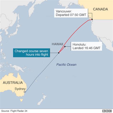 Turbulence Injures On Air Canada Flight To Sydney Bbc News