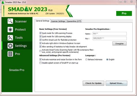 Smadav 2023 Rev 15 Serial Keyactivation Key Download Free