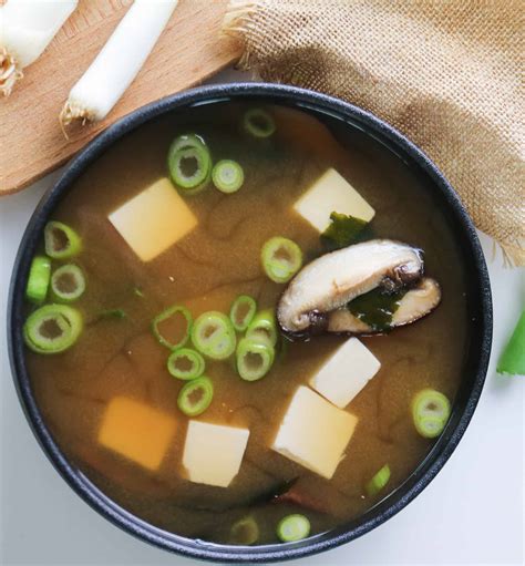 Tasty And Rich Miso Soup Homemade Dashi