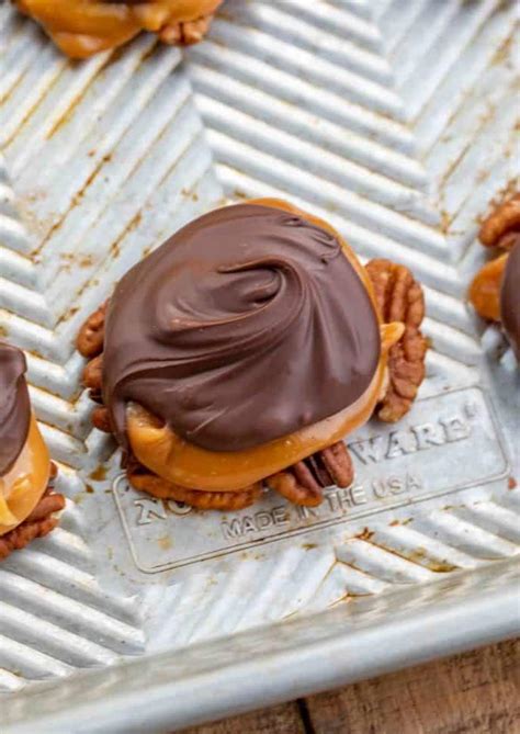 Caramel candies are a favorite quick treat for those with a serious sweet tooth. Homemade Turtle Candies - Dinner, then Dessert