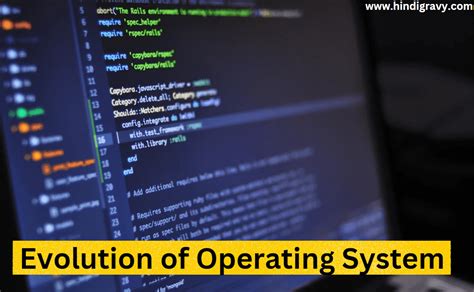 Evolution Of Operating System History Types And Works