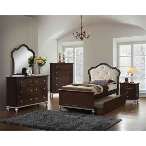 Enjoy free shipping & browse our great selection of bedroom furniture, kids bedroom sets and more! Rent to Own Elements International 5-Piece Allison Twin ...