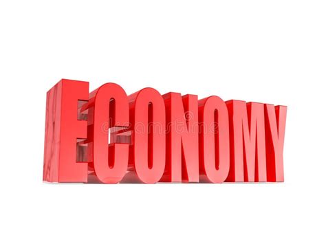 Economía Empresarial 3d Texto 3d Imagen De Representación 3d Stock De