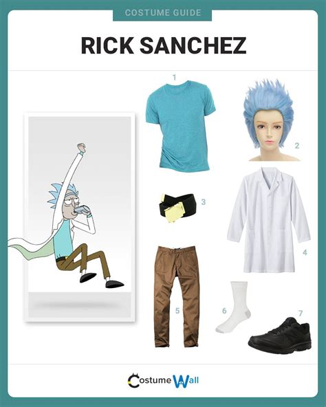 Dress Like Rick Sanchez Rick And Morty Costume Halloween Outfits