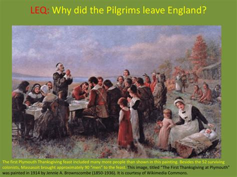 leq why did the pilgrims leave england
