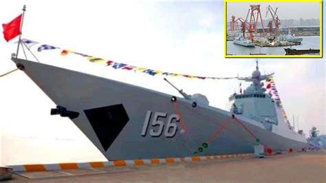 China Launches Two More Type 052dl Destroyers In Dalian Youtube