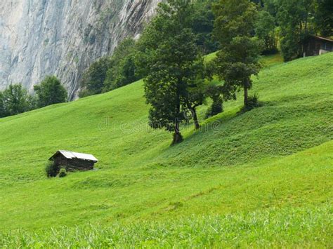 Grindelwaldswitzerland Alpine Landscape Stock Photo Image Of