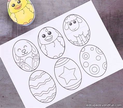 Dont panic , printable and downloadable free easter egg template the best ideas for kids we have created for you. Printable Easter Egg Paper Toy (avec images) | Bricolage paques, Lapin origami, Dessin d'enfant