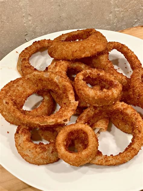 Crispy Air Fried Onion Rings The Cookin Chicks