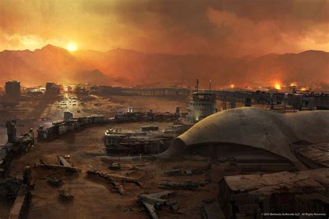 Camp Mccarran Fallout Concept Art Fallout New Vegas Fallout Art