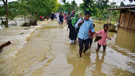 Assam Floods Death Toll Rises To 9 66 Lakh People In 27 Districts Affected Sentinelassam