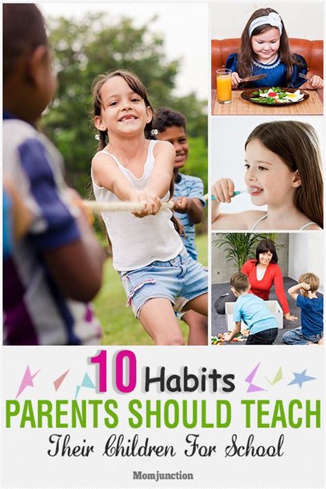 10 Habits Parents Should Teach Their Children For School Good Habits