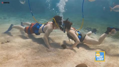 Gma Hot List Man Pops The Question In Epic Underwater Proposal Good Morning America