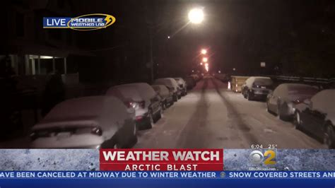 Cbs 2s Mobile Weather Lab Checks Road Conditions Youtube