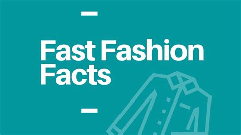 Fast Fashion Infographic The Facts Of Fast Fashion
