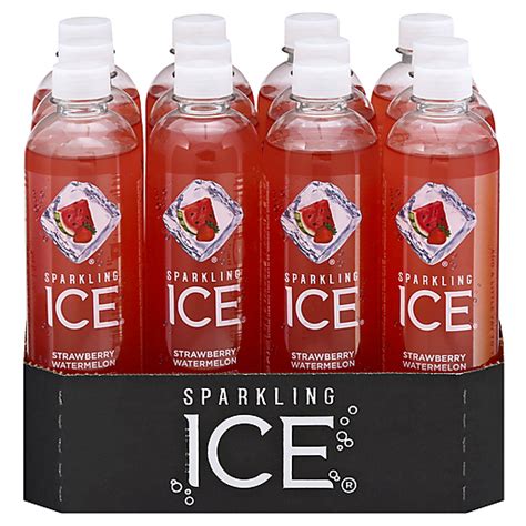 Sparkling Ice Strawberry Watermelon Sparkling Water 12 17 Fl Oz