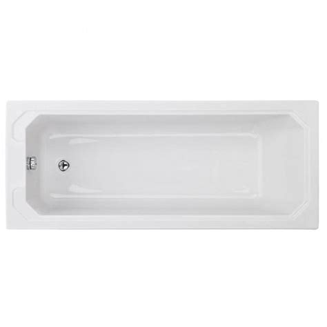 Nuie Ascott Traditional White Single Ended Art Deco Bath 1700x700mm